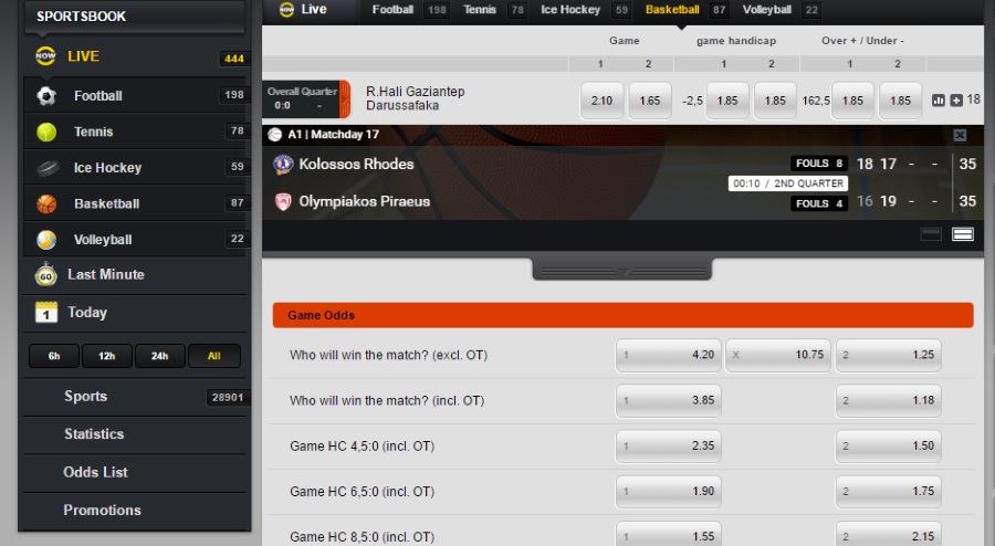Cashpoint Live Betting