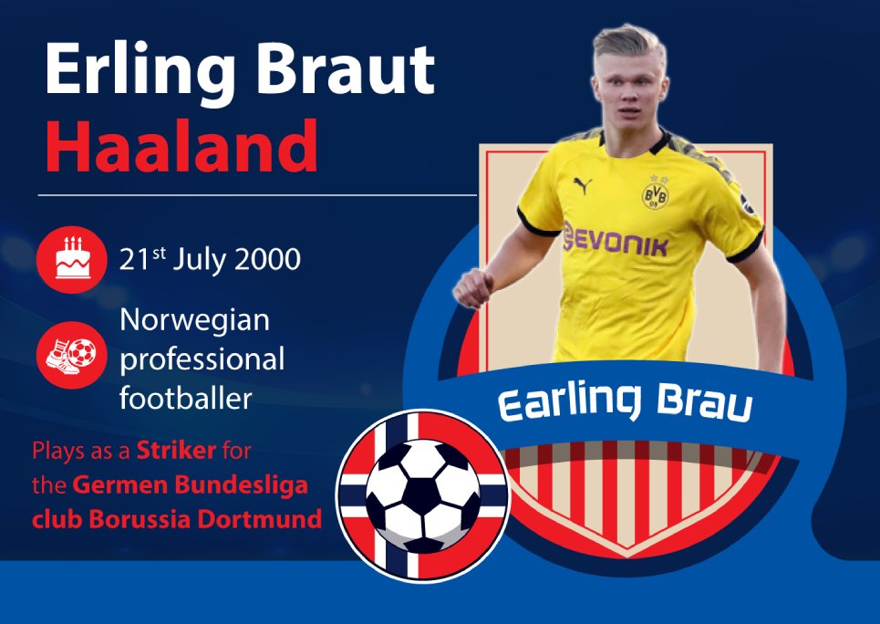 Erling Haaland's history